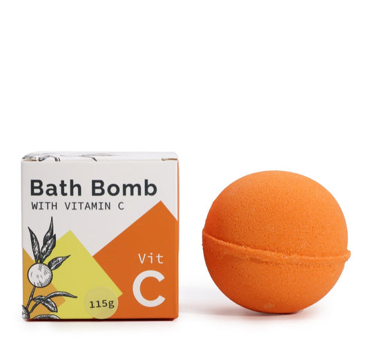 Vitamin C Infused Bath Bomb with Essential Oils